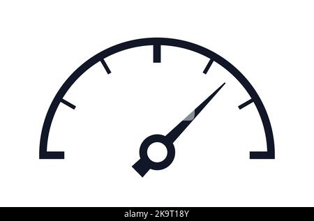 Speed symbol performance tacho icon Stock Vector