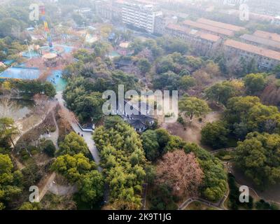 Aerial photography of ancient buildings in China Stock Photo - Alamy
