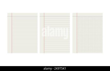 Notebook mockup, and pencil with place for your image, text or corporate identity details. Blank mock up with shadow on transparent background. Stock Vector