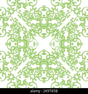 Seamless colorful pattern with ornaments. Stylized decorative shapes. Stock Vector
