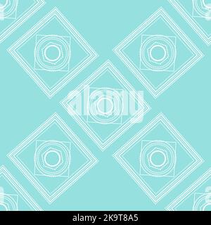 Seamless colorful pattern with rhombuses. Stylized decorative shapes. Stock Vector
