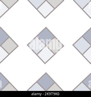 Seamless colorful pattern with rhombuses. Stylized decorative shapes. Stock Vector