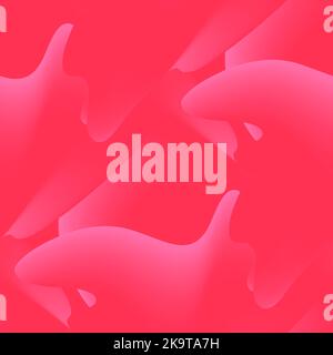 Abstract wavy blue seamless background. Eps 10 with clipping mask. Colorful glow gradient surface for design. Stock Vector