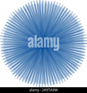 Abstract decorative spirograph circular element. Vector shape. Stock Vector