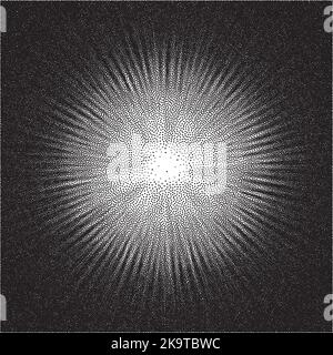 Abstract monochromatic grunge dotted background, design element. Stock Vector