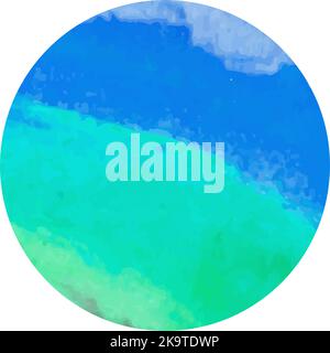 Hand painted colorful texture, element for design Stock Vector