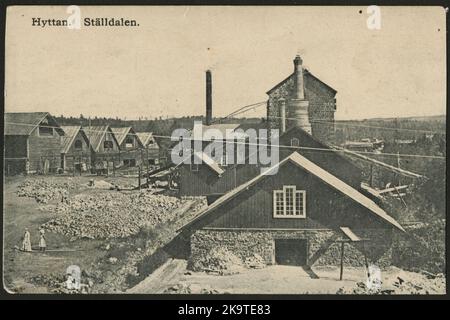 The cabin in Ställdalen Stock Photo - Alamy