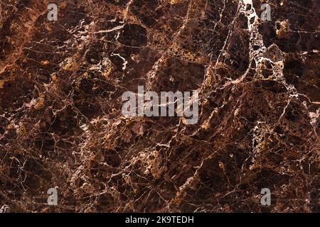 Emperador Gold Marble background, stylish texture for design work. Slab photo. Soft matt material texture for exterior home decoration, 3d, floor Stock Photo