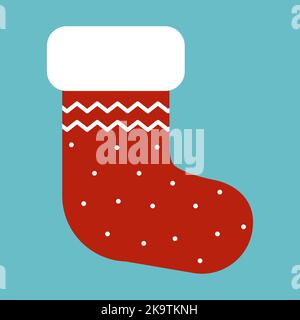 Christmas stockings. Vector Christmas socks. Stock Vector