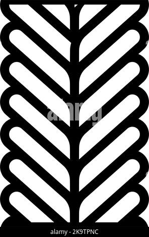 foxtail chain line icon vector illustration Stock Vector Image & Art ...