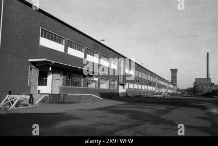 Closed Phrix rayon works on 20. 10. 1971 in Krefeld, Germany Stock ...