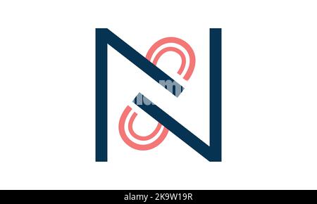 NS letter minimal with golden typography minimal brand logo design, ns luxury logo, ns icon, ns elegant logo Stock Vector