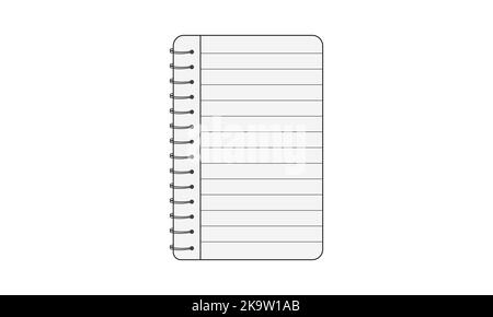 Notebook mockup, and pencil with place for your image, text or corporate identity details. Blank mock up with shadow on transparent background. Stock Vector