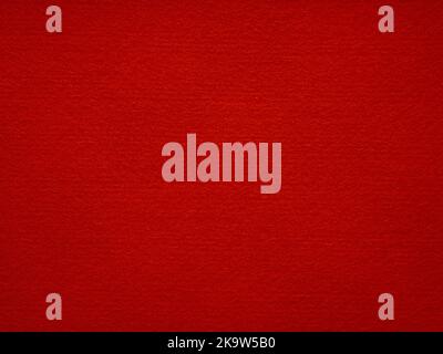 Red felt texture closeup. Saturated background for Christmas desktop, holiday New Year, xmas seasonal decoration, valentin day, text, lettering Stock Photo