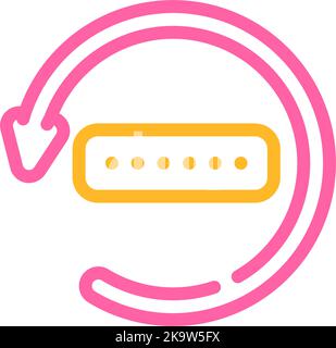 reset password icon color illustration Stock Vector Image & Art - Alamy