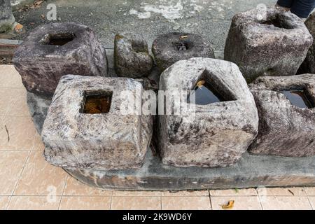 Lembah Bujang is popular archeological site in Merbok Kedah Malaysia with Hindu and Buddhism influence Stock Photo