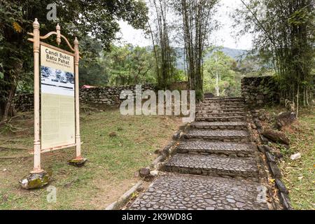 Lembah Bujang is popular archeological site in Merbok Kedah Malaysia with Hindu and Buddhism influence Stock Photo