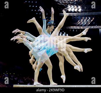 Liverpool, UK. 30th October 2022,  M&amp;S Bank Arena, Liverpool, England; 2022 World Artistic Gymnastics Championships; Credit: Action Plus Sports Images/Alamy Live News Stock Photo