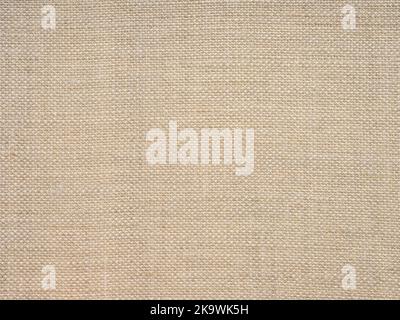 Beige vintage linen canvas texture. Stained, dirty, and distressed material for making artwork, painting, designs decoration, background concepts Stock Photo