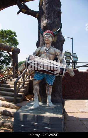sculpture of bastar district in chhattisgarh Stock Photo