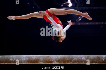 China's Rui Luo during day two of the FIG Artistic Gymnastics World ...