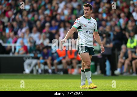 London, UK. 29th Oct, 2022. EDITORIAL USE ONLY  London Irish's London Luca Morisi during the Gallagher Premiership Rugby match between Harlequin and London Irish at the Twickenham Stoop, London. Picture date: Saturday October 29, 2022. Photo credit should read: Ben Whitley/Alamy Credit: Ben Whitley/Alamy Live News