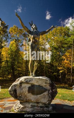 Hail to the Sunrise Mohawk Park   Charlemont, Massachusetts, USA Stock Photo
