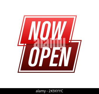Now open notice icon in comic style. Schedule label with megaphone ...