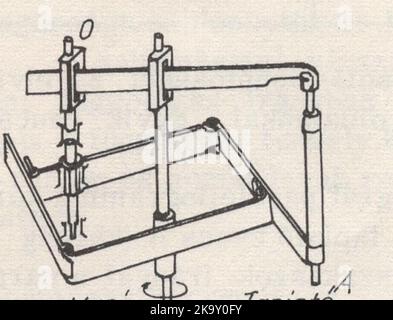 Pantograph drawing tool Black and White Stock Photos & Images - Alamy