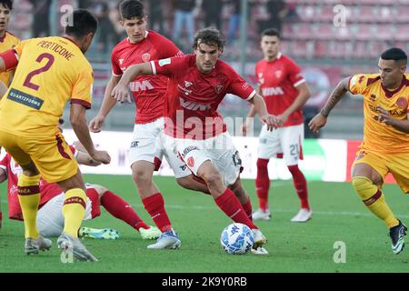 Gregorio Luperini during the Serie C match between Palermo FC and Bari, at  the Renzo Barbera stadium in Palermo. The Palermo players played with the  commemorative shirt of centenary of Club. Italy