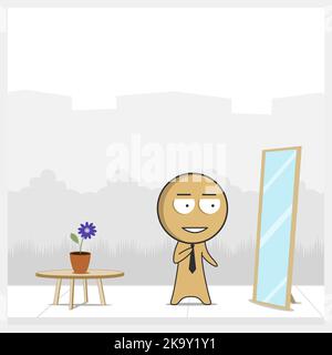 Businessman going to work Stock Vector