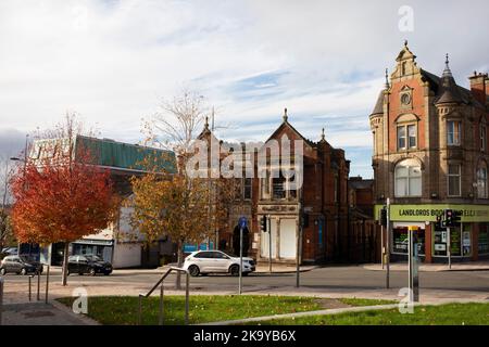 Period properties in Hanley, Stoke on Trent, Staffordshire Stock Photo