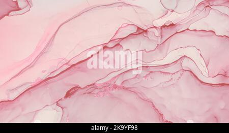 Elegant Luxury Marble. Abstract Mix. Oil Color Stock Photo