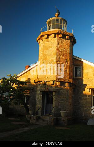 Stonington Lighthouse, Connecticut Stock Photo