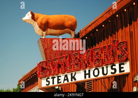 Cattleman Steakhouse, Fort Worth, Texas Stock Photo