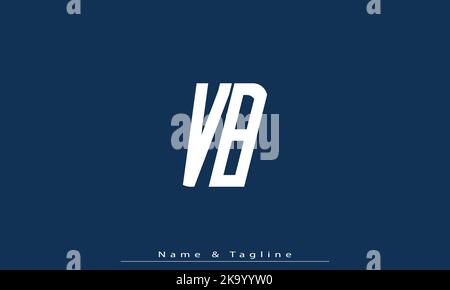 Alphabet letters Initials Monogram logo VB , BV Stock Vector