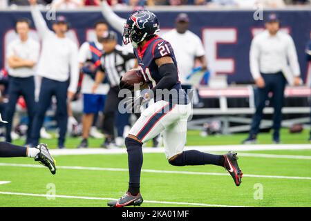 Houston Texans cornerback Steven Nelson (21) at the snap during an NFL  football game against the Jacksonville Jaguars on Sunday, Oct. 9, 2022, in  Jacksonville, Fla. (AP Photo/Gary McCullough Stock Photo - Alamy