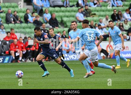 Melbourne, Australia. 30 October, 2022. Melbourne City v Wellington Phoenix, Yan Sasse at AAMI Park. Stock Photo