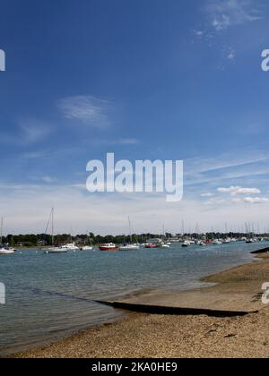 View of the Hamble River, Hamble-Le-rice, Hampshire, England, UK Stock Photo