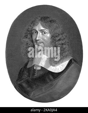Portrait of Jean-Baptiste Colbert, Marquis de Seignelay and French politician. Stock Photo