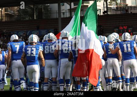 Velodromo Vigorelli, Milan, Italy, October 30, 2022, Players of Italy Team  during  2023 European Championship Qualifiers - Italy vs England - Football Stock Photo