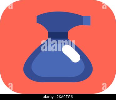 Spray bottle, sprayer icon. Barber shop and hairdresser tools ...