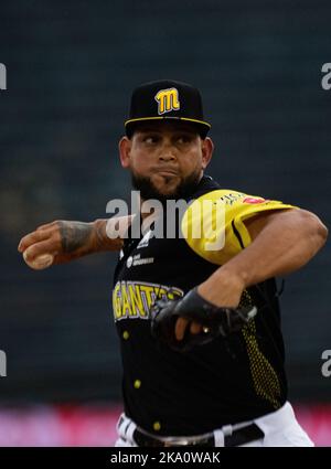 Valencia, Carabobo, Venezuela. 30th Oct, 2022. October 30, 2022. The  current champions, Navegantes del Magallanes, received the ardenales de  Lara, at the Jose Bernardo Perez stadium for the opening match of the