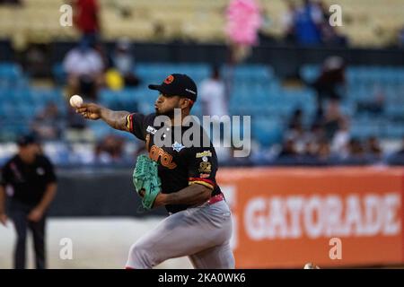 Valencia, Carabobo, Venezuela. 30th Oct, 2022. October 30, 2022. The  current champions, Navegantes del Magallanes, received the ardenales de  Lara, at the Jose Bernardo Perez stadium for the opening match of the