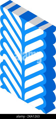 foxtail chain isometric icon vector illustration Stock Vector