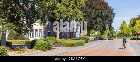 Marum, The Netherlands - September 2, 2022: Old mansions in the center of Marum in municipality Westerkwartier in Groningen province the Netherlands Stock Photo