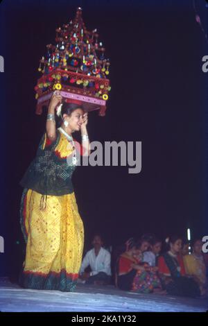 Navratri, meaning 'nine nights', is one of the most popular and widely ...