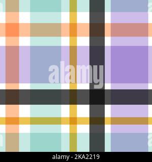 Multicolor gingham pattern. Happy Halloween inspiration. For wrapping paper, textile print and advertising. Vector illustration, flat design Stock Vector