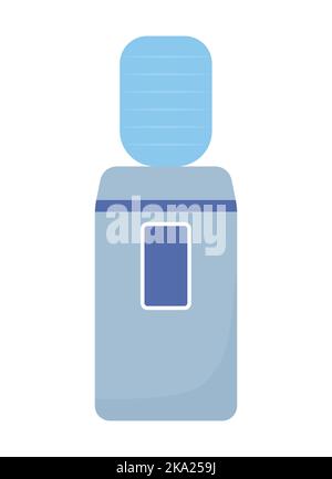Water dispenser semi flat color vector object Stock Vector