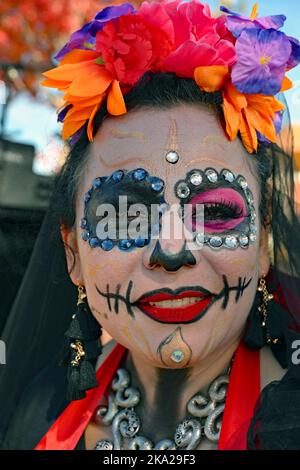 EMPORIA, KANSAS - OCTOBER 29, 2022Local Latino women preparing cultural